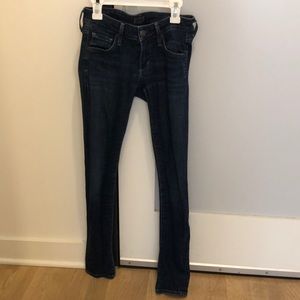 Dark wash citizens of humanity jeans